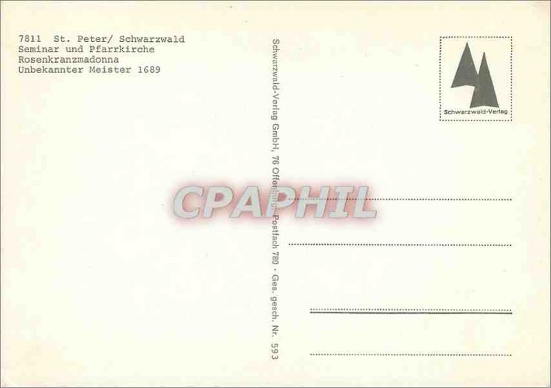 Postcard Modern Seminar und Pfarrkirche