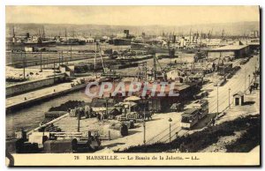 Old Postcard Marseille Le Bassin de la Joliette