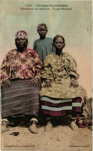 CPA AK Fortier 1165 Femmes de Dakar- Type Ouolof SENEGAL (812022)