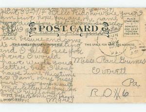 Divided-Back COMIC POSTCARD Everett Pennsylvania PA HM4715