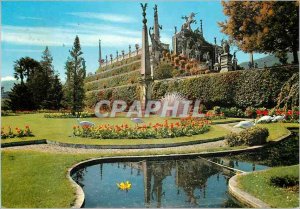 Postcard Modern Lake Maggiore Isola Bella gardens and terraces