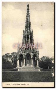 Old Postcard Laken Monument Leopold 1