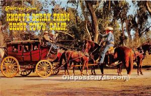 Stage Coach Knott's Berry Farm, Ghost Town, California, CA, USA 1970 