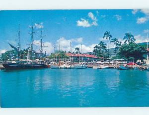 Pre-1980 HARBOR SCENE Maui Hawaii HI hp7063