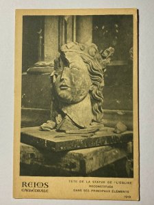 UNUSED VINTAGE POSTCARD - STATUE EGLISE RECONSTITUE   (KK2168) 