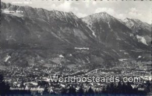 Hungerburg Innsbruck Austria 1956 