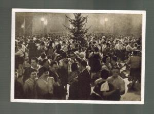 Mint 1940 Germany VDA Volks Deutsche RPPC Postcard Pressburg Christmas