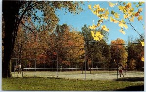 Postcard - Tennis courts, Eastover - Lenox, Massachusetts