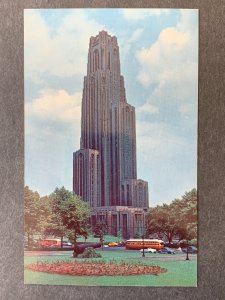 Cathedral Of Learning University Of Pittburgh PA Chrome Postcard H1193085358