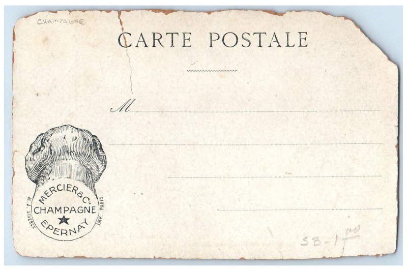c1905 Cavalcade Chariot From Maison Mercier & C Luxembourg Postcard