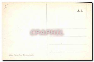 Old Postcard Chamonix and Mont Blanc