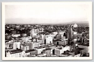 RPPC WA Section of Seattle Shopping and Business District Postcard J22