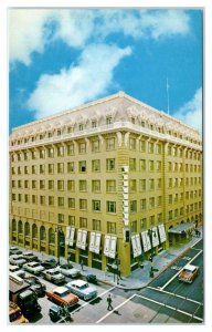 SAN FRANCISCO, CA California ~ Roadside BELLEVUE HOTEL c1950s Cars  Postcard