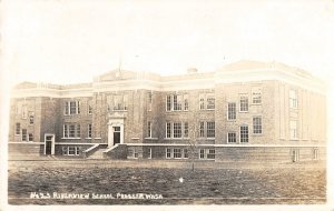 RPPC RIVERVIEW SCHOOL Prosser, WA Benton County 1910s Vintage Photo Postcard