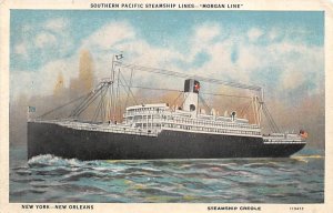 Steamship Creole Morgan Line Ship Unused 