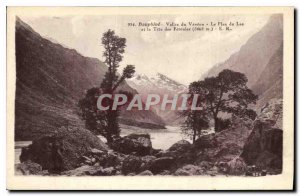Old Postcard Vallee du Dauphine Venton Plan of the lake and the T?te des F?to...