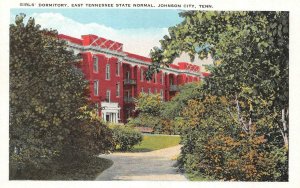 JOHNSON CITY, TN Tennessee EAST STATE NORMAL SCHOOL~Girl's Dorm c1920's Postcard