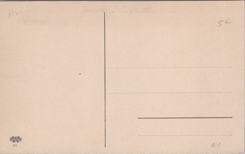 Hungary Budapest Andrassy ut Operaval Vintage Postcard C064