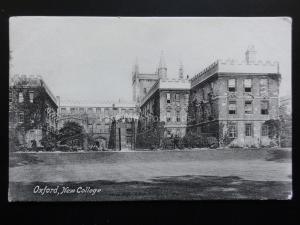 Oxfordshire: Oxford New College c1905