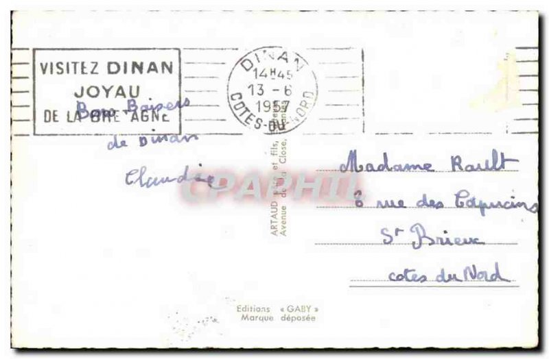 Dinan - Remembrance - Old Postcard
