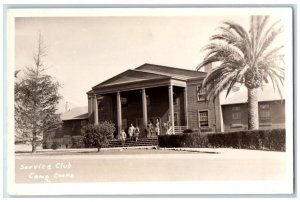 c1941 US Army Military Service Club Building Camp Cooke CA RPPC Photo Postcard