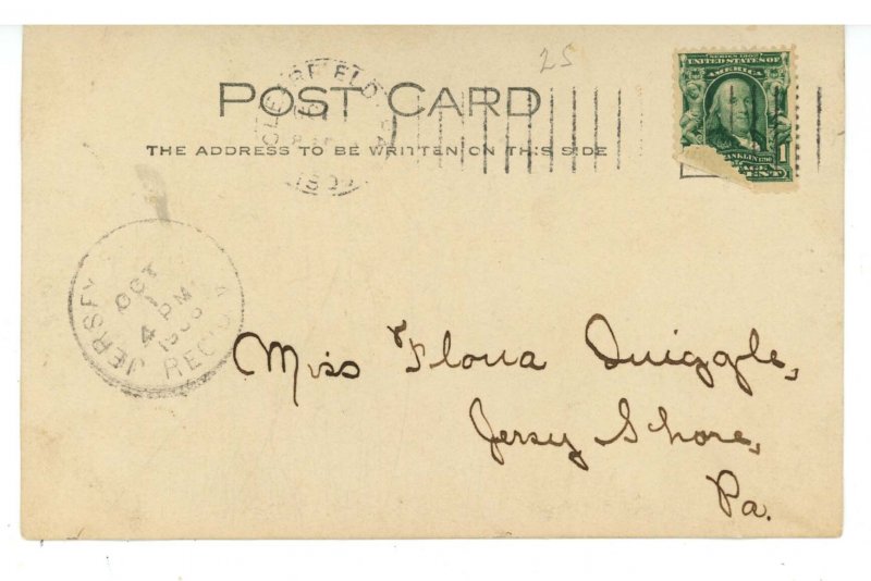 PA - Clearfield. Eva's First Experience Making Postals ca 1906 RPPC