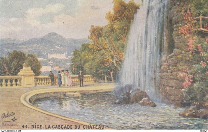 NICE, La Cascade Du Chateau, 1900-10s; TUCK