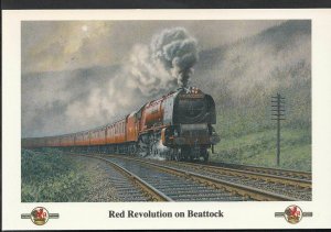 Railway Transport Postcard - Trains - Red Revolution on Beattock  LC4955