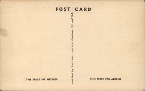 Putnam Connecticut Railroad Train Station c1930 Vintage Postcard