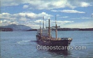 Alaska SteamShip Cargo Freighter, Near Kodiak Unused 