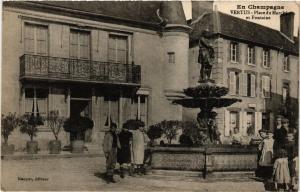 CPA AK En Champagne VERTUS Place du Marché et Fontaine (347109)