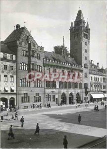 Postcard Modern Basel Rathaus