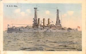 USS Ohip Military Battleship 1914 