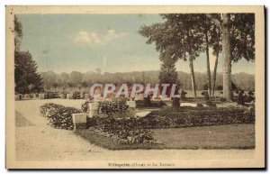 Old Postcard Villepelee The TerrasseLion