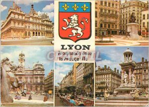 'Postcard Modern Walk in Lyon Presqu''ile'