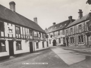 Talbot Hotel Mere Wiltshire Real Photo Postcard