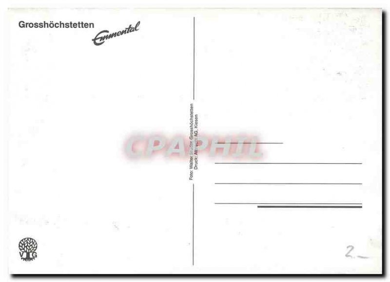 Postcard Modern Grosshochstetten