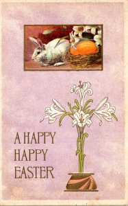 Easter Rabbit and Easter Lily 1914