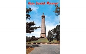 Myles Standish Monument in Plymouth, Massachusetts