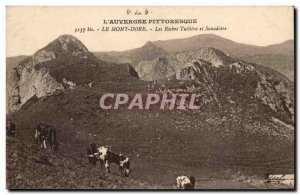 L & # 39Auvergne picturesque Old Postcard Le Mont Dore Les Roches Tuillière ...