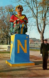 Maryland Annapolis Tecumseh Statue U S Naval Academy