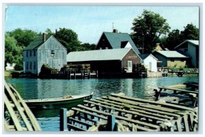 c1950's View from Bradstone Complex Kennebunkport Maine ME Posted Postcard