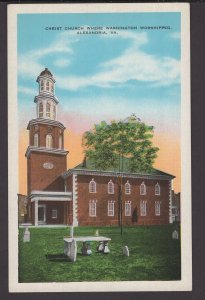 Virginia Alexandria - Christ Church where Washington Worshipped ~ WB