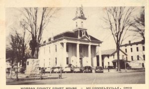 Morgan County Court House - McConnelsville, Ohio postcard