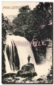 Old Postcard Dauphine Sassenage La Grande Cascade