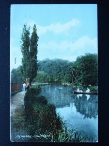 Surrey 2 x GUILDFORD On The Way c1906 Postcard by Frith
