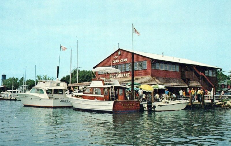 MD, The Crab Claw, St. Michaels, Maryland Postcard