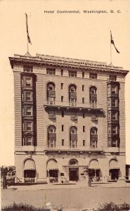 Washington DC Hotel Continental Vintage Postcard AA109497