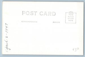 San Bernardino California CA Postcard Rim of the World 1947 RPPC Photo