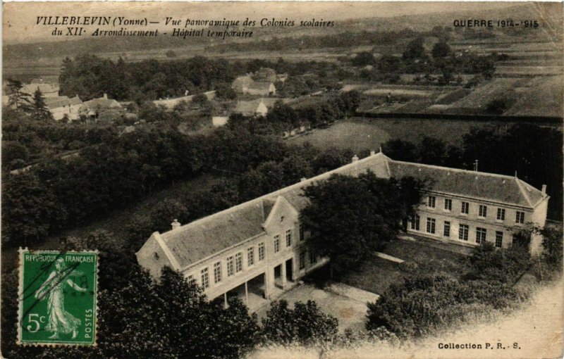 CPA Villeblevin - Vue Panoramique des Colonies Scolaires FRANCE (961033)